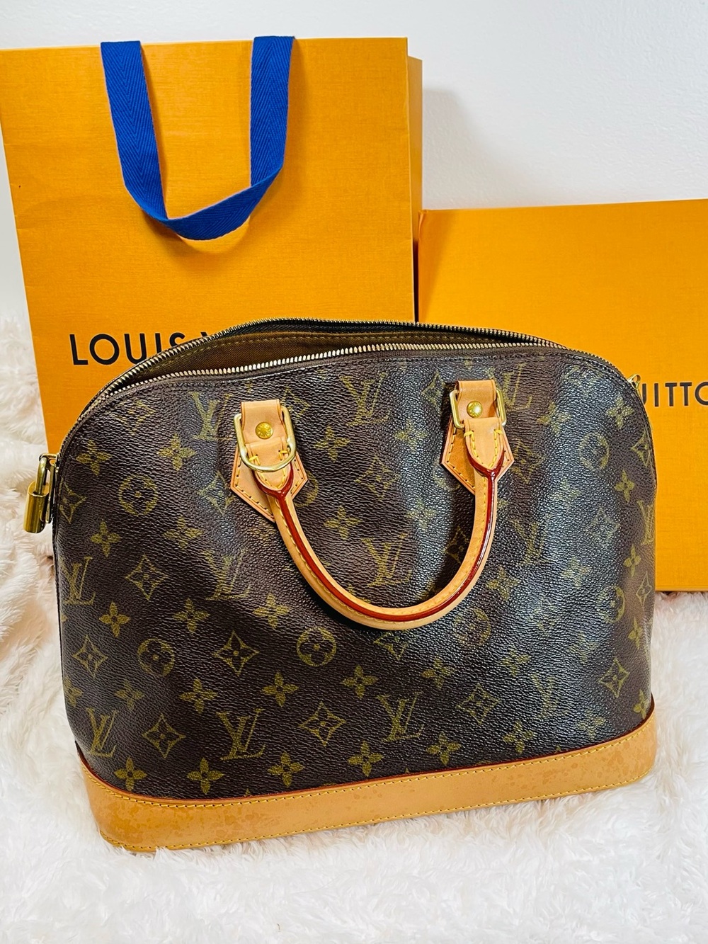 LV Authentic Alma w/ COA